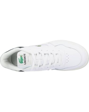 LACOSTE LINESET BRANCO COM DETALHES VERDE ESCURO 746SMA00451R5 BLANCO