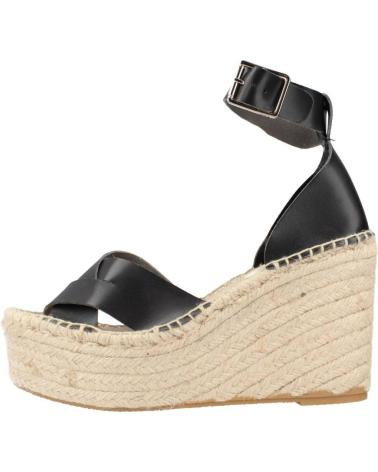 Sandalias de Mujer CLARA DURAN PLATAFP5CD NEGRO