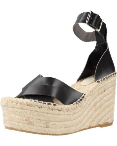 Sandalias de Mujer CLARA DURAN PLATAFP5CD NEGRO