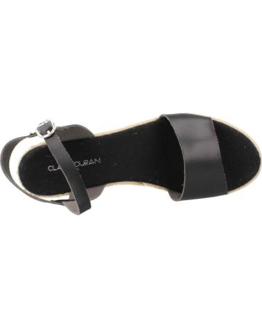 Sandalias de Mujer CLARA DURAN PLATAFP6CD NEGRO