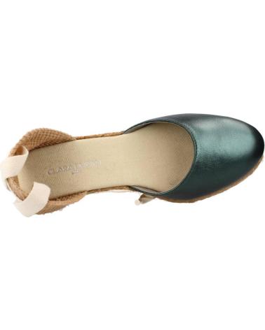 Zapatos de cuña de Mujer CLARA DURAN VALENLAMCD VERDE