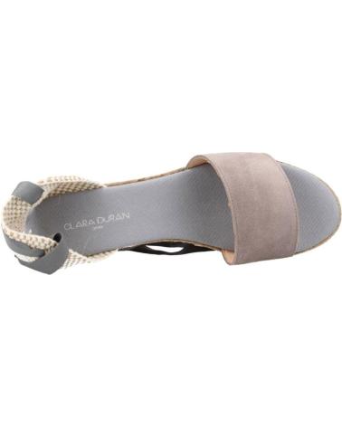 Sandalen für Damen CLARA DURAN PLATASER3CD GRIS