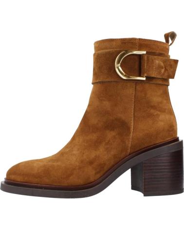 Botas de Mujer ALPE BOTIN CON TACON BAJO PARA MUJER 273811 CUERO