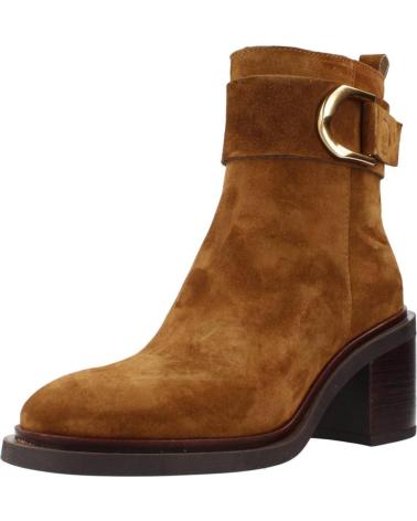 Woman boots ALPE BOTIN CON TACON BAJO PARA MUJER 273811 CUERO