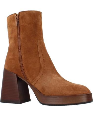 Boots für Damen alpe BOTINES MUJER TACON CUERO 2762 BRANDY