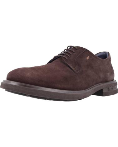 FLUCHOS F0631 SUEDE BROWN SHOES FOR MEN MARRóN