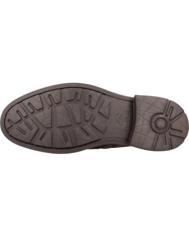Schuhe für Herren FLUCHOS BELGAS F0633 DERBIES PIEL AFELPADO CAFE