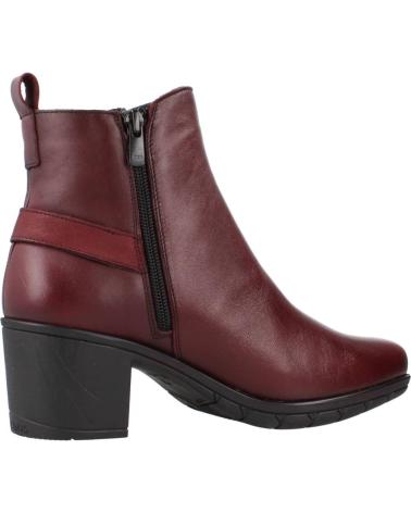 FLUCHOS STIVALETTO NYDIA F1798 CON TACCO IN PELLE BORDEAUX BURDEOS