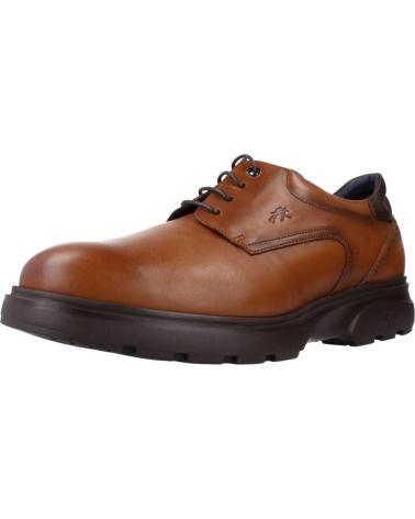 FLUCHOS ODIN F1850 BROWN LEATHER SHOES MARRON