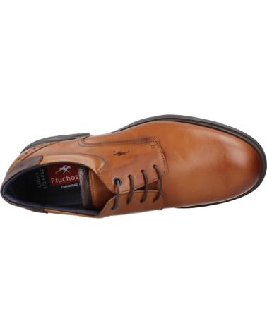 FLUCHOS ODIN F1850 BROWN LEATHER SHOES MARRON