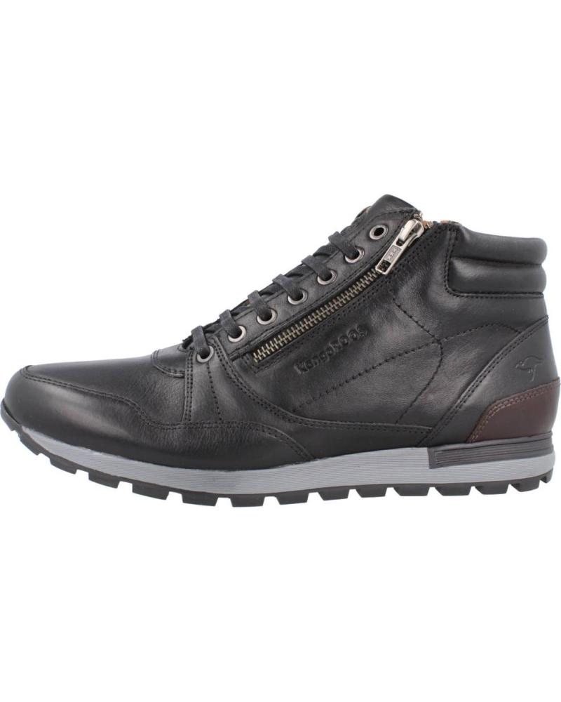 Botines de Hombre KANGAROOS BOTIN CABALLERO PIEL NEGROPIEL NEGRO