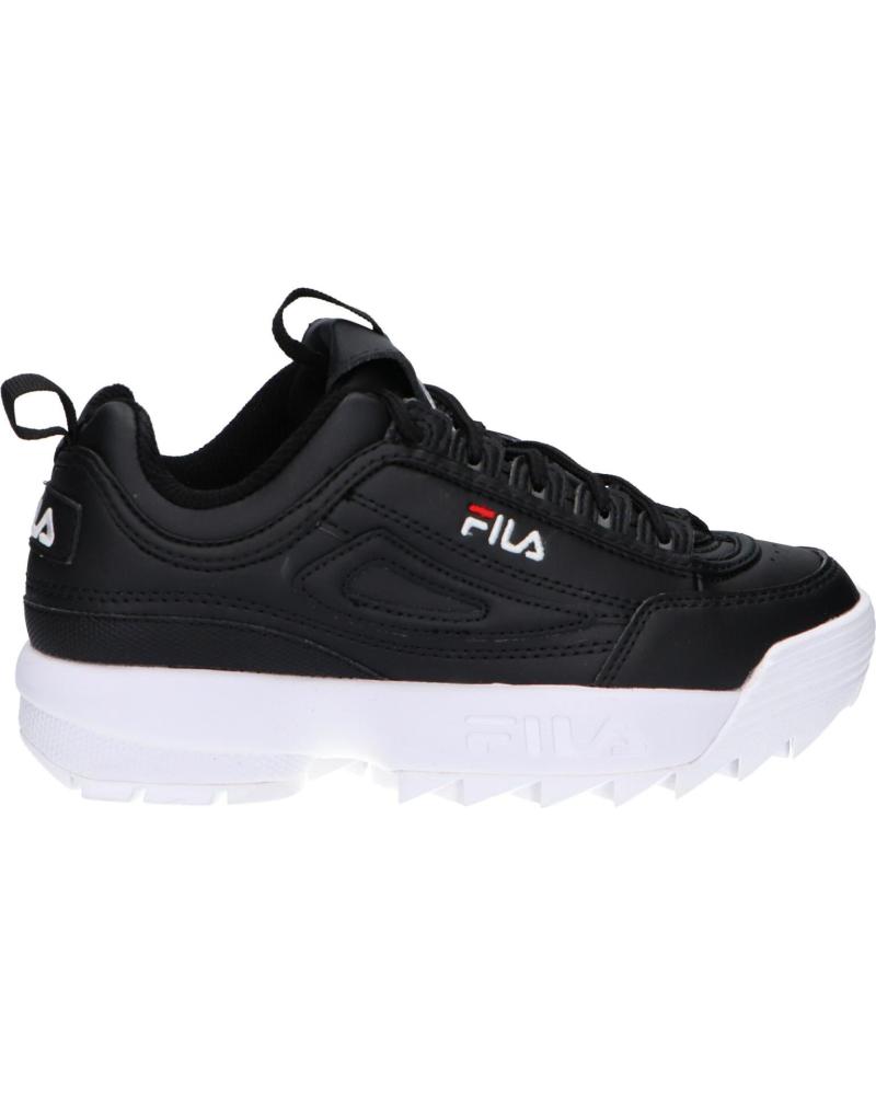 Zapatillas deporte de Niña y Niño FILA 1010567 25Y DISRUPTOR BLACK