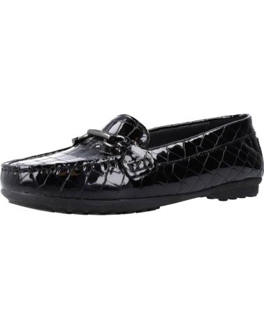 Halbschuhe für Damen GEOX CROC PR PAT LEA NEGRO