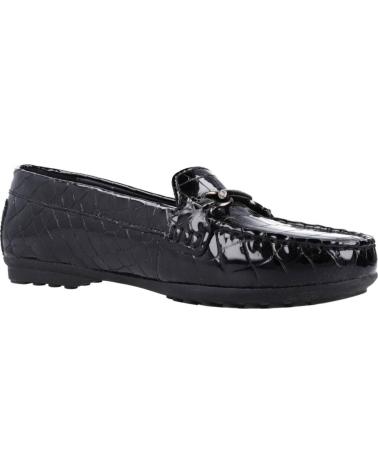 Halbschuhe für Damen GEOX CROC PR PAT LEA NEGRO