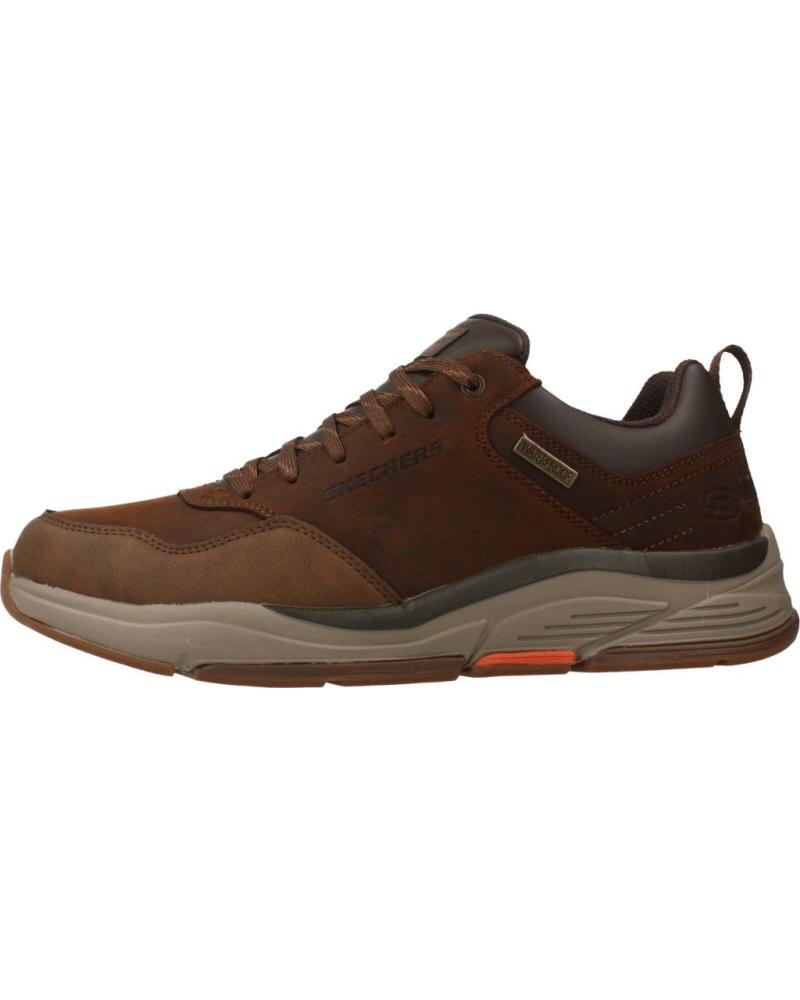 Sportivo per Uomo SKECHERS 210021 ZAPATILLAS CASUAL DE HOMBRE CUERO CUERO