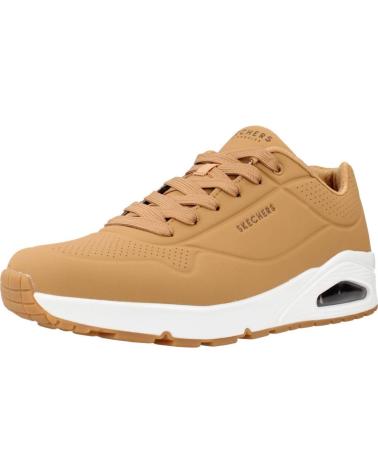 Zapatillas-casual-para-hombre-SKECHERS-SNEAKERS-52458-CUERO-MARRóN