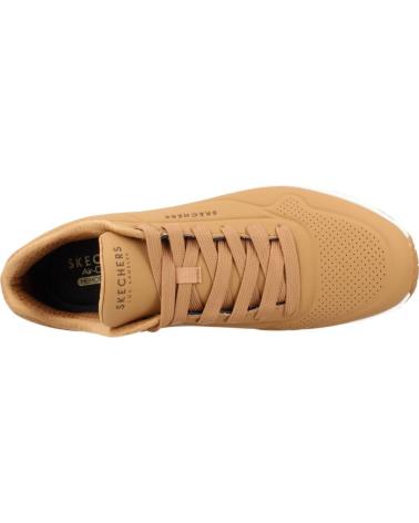 Zapatillas-casual-para-hombre-SKECHERS-SNEAKERS-52458-CUERO-MARRóN