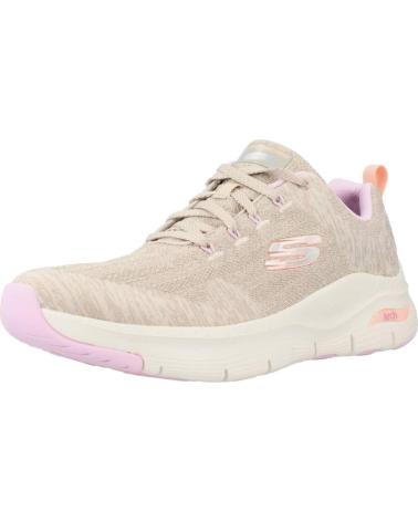 ZAPATILLAS SKECHERS ARCH FIT COMFY WAVE 149414 TPMT ROSA ROSA