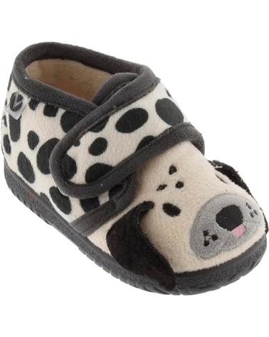 girl House slipers VICTORIA 5119 OJALA ZAPATILLAS CASA ANIMALES ANTRACITA