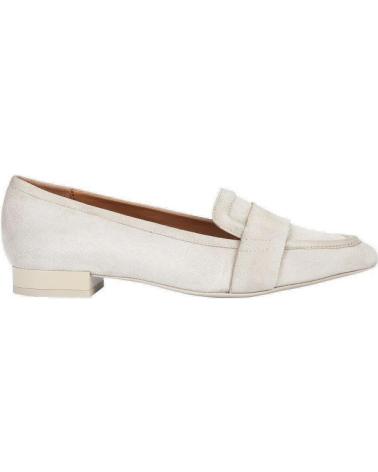 Mocassini per Donna GEOX D CHARYSSA A - CAMOSCIO D359BA00021 BEIGE BLANCO