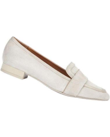 Mocassini per Donna GEOX D CHARYSSA A - CAMOSCIO D359BA00021 BEIGE BLANCO