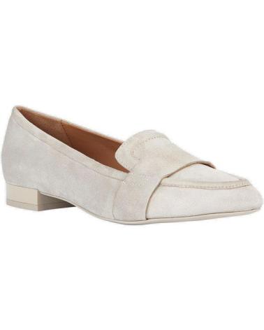 Mocassini per Donna GEOX D CHARYSSA A - CAMOSCIO D359BA00021 BEIGE BLANCO