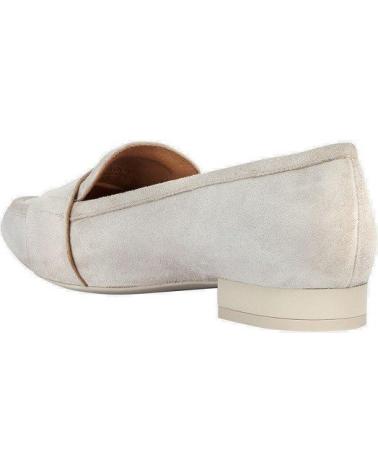 Mocassini per Donna GEOX D CHARYSSA A - CAMOSCIO D359BA00021 BEIGE BLANCO