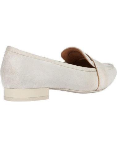 Mocassini per Donna GEOX D CHARYSSA A - CAMOSCIO D359BA00021 BEIGE BLANCO
