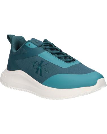 Zapatillas deporte de Hombre CALVIN KLEIN YM0YM00968 EVA RUNNER LOW LACE 0G2 DEEP TEAL-CREAMY WHITE