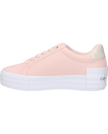 Zapatillas deporte de Mujer CALVIN KLEIN YW0YW01294 BOLD VULC FLATF 0J2 PEACH BLUSH-EGGSHELL