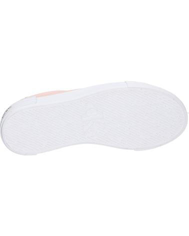 Zapatillas deporte de Mujer CALVIN KLEIN YW0YW01294 BOLD VULC FLATF 0J2 PEACH BLUSH-EGGSHELL
