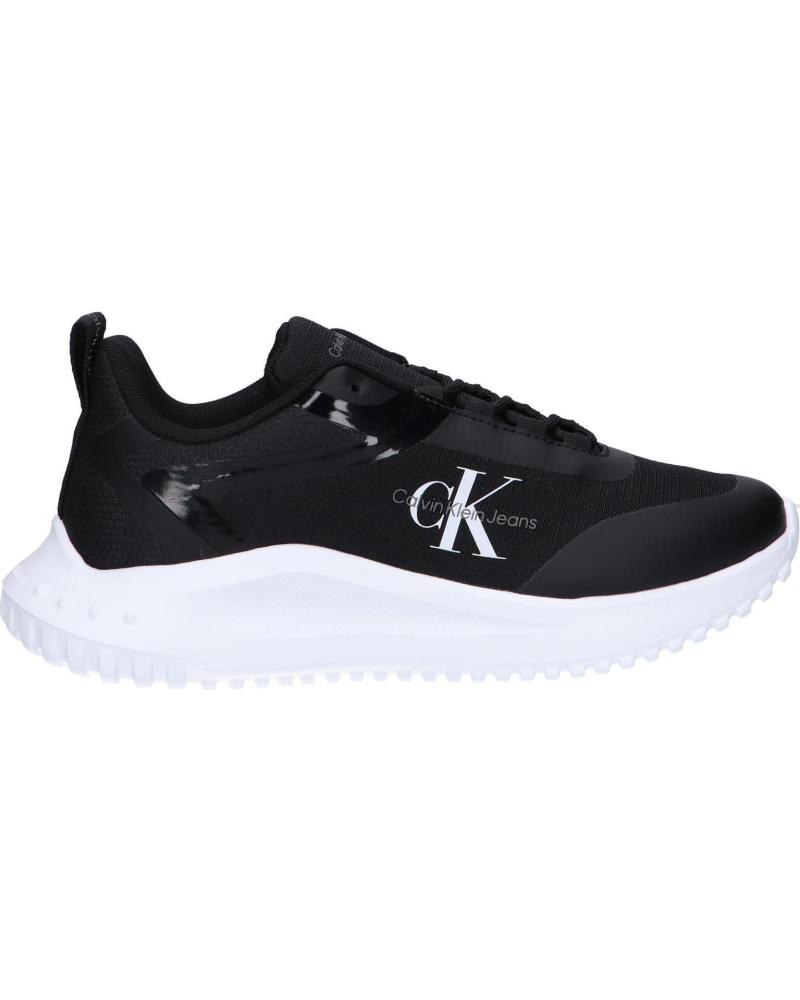 Zapatillas deporte de Mujer CALVIN KLEIN YW0YW01442 EVA RUNNER LOW 0GM BLACK-BRIGHT WHITE