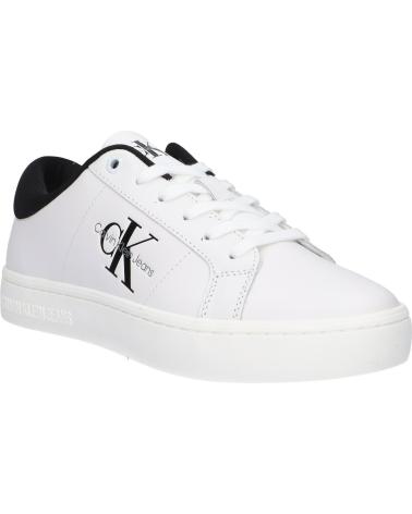 Zapatillas deporte de Mujer CALVIN KLEIN YW0YW01444 CLASSIC CUPSOLE 0GM BLACK-BRIGHT WHITE