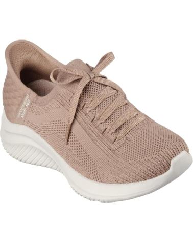Sportif pour Femme SKECHERS SLIP-INS ULTRA FLEX 3 0-BRILLIANT PATH MARRON MARRON