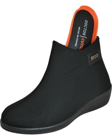 Botines de Mujer D`CUTILLAS DOCTOR CUTILLAS - BOTIN MUJER PLANTILLA EXTRAIBLE IMPERME NEGRO