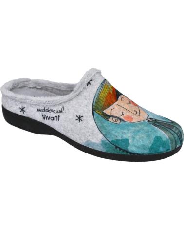 Calzado de casa de Hombre VIVANT CE2220 ZAPATILLAS DE CASA HOMBRE GRIS