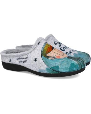 Calzado de casa de Hombre VIVANT CE2220 ZAPATILLAS DE CASA HOMBRE GRIS