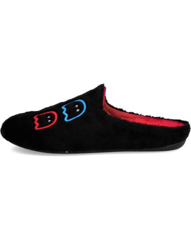 Man House slipers GARZON 8304-275 ZAPATILLAS DE CASA HOMB NEGRO