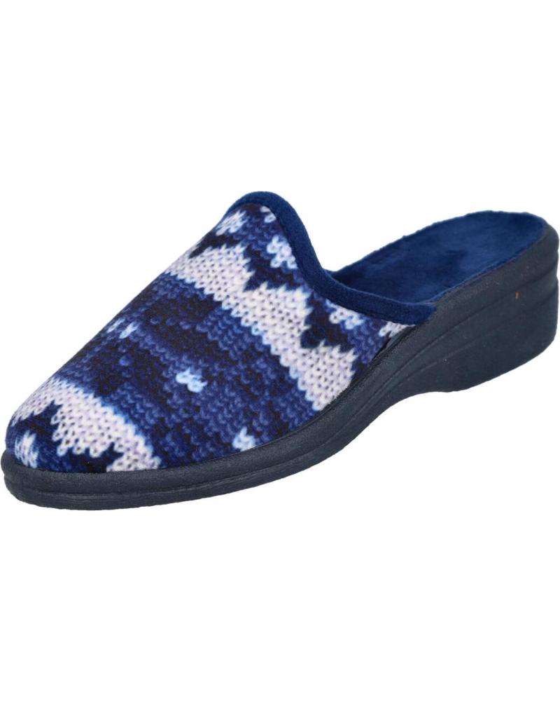 Pantofole per Donna L&R SHOES LR SHOES 660574 ZAPATILLAS DE CASA MUJ AZUL
