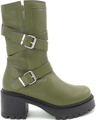 Stivali per Donna CLARA DURAN BOTA MOTORISTA CROSS VERDE MILITAR