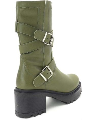 Woman boots CLARA DURAN BOTA MOTORISTA CROSS VERDE MILITAR