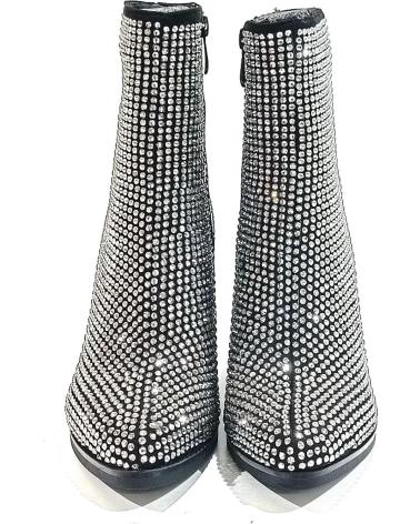 Stivaletti per Donna NOA HARMON BOTIN FABRICADO EN TEXTIL CON CRISTALES CON TACON CUBANO NEGRO