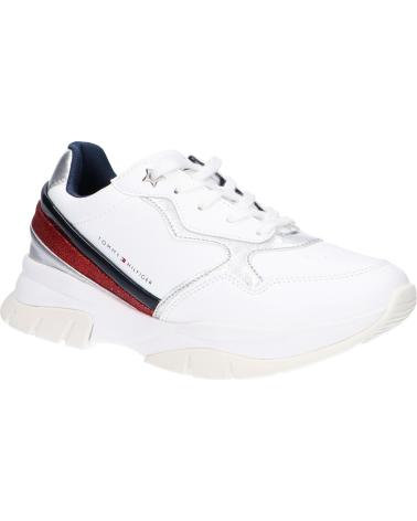 Scarpe sport per Donna TOMMY HILFIGER T3A4-31175-0196X256 BIANCO-MULTICOLOR
