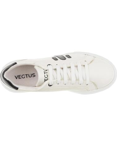 FREIZEITSCHUHE VEGTUS NOPAL WEISS MIT SCHWARZEN DETAILS BLACK