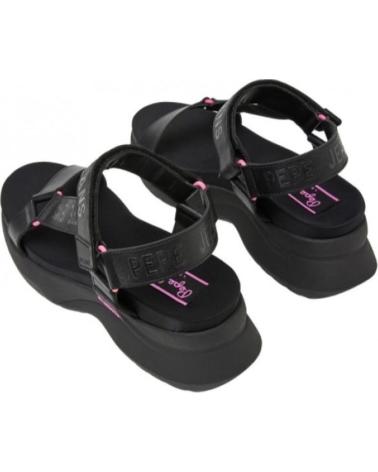 Sandales pour Femme PEPE JEANS SANDALIAS TREK VENUS ACE NEGRO