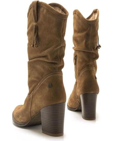 Botas-De-Mujer-MTNG-CAMPERA-PIEL-TACON-UMA-MUSTANG-MARRóN