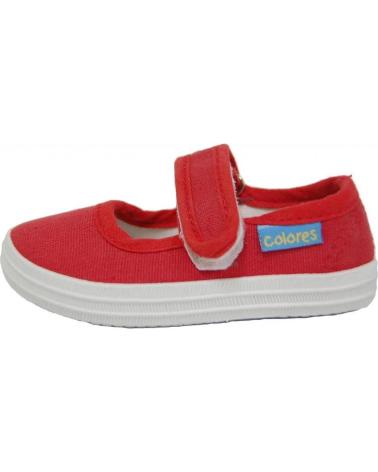 Ballerines pour Fille COLORES MERCEDES LONA 1910 ROJO