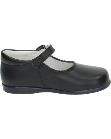 Ballerinas für Mädchen  BAMBINELLI 457 MERCEDITAS PIEL CON HEBILLA AZUL
