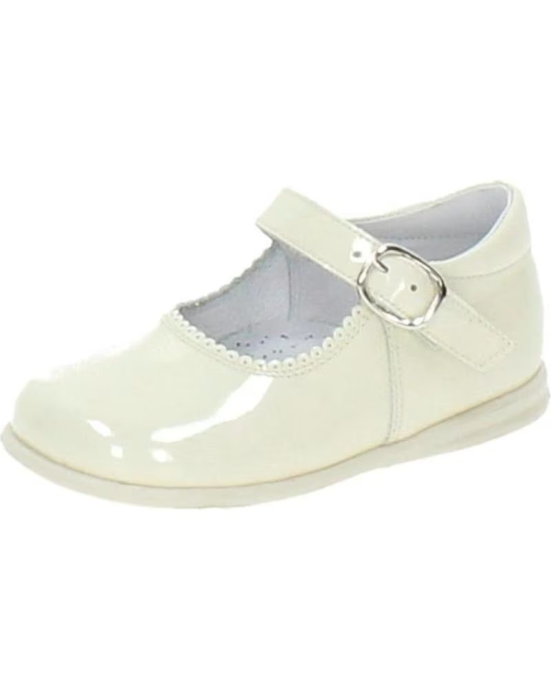 Sapatos de Menina  BAMBINELLI 457 MERCEDITAS CHAROL CON HEBILLA BEIGE