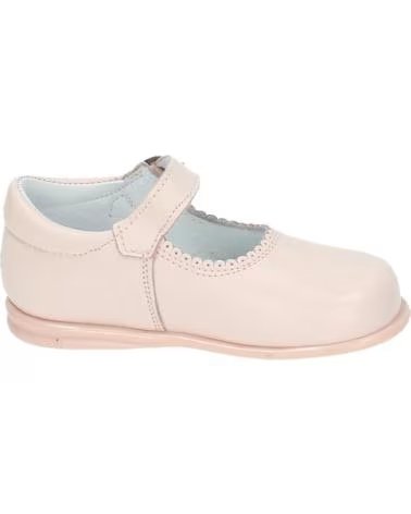 Sapatos de Menina  BAMBINELLI 457 MERCEDITAS PIEL CON HEBILLA ROSA